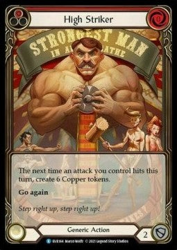 High Striker (Red) (Extended Art Rainbow Foil) - Everfest - First (Rare) [EVR-F-164]