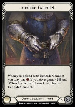Ironhide Gauntlet (Rainbow Foil) - Classic Battles: Rhinar vs Dorinthea (Common) [DVR-RVD005]