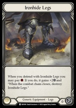 Ironhide Legs (Rainbow Foil) - Classic Battles: Rhinar vs Dorinthea (Common) [DVR-RVD006]