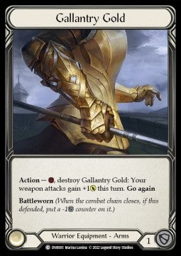 Gallantry Gold (Rainbow Foil) - Classic Battles: Rhinar vs Dorinthea (Common) [DVR-DVR005]