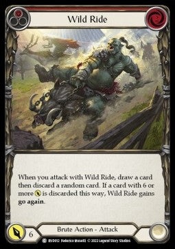 Wild Ride (Red) (Regular) - Classic Battles: Rhinar vs Dorinthea (Common) [DVR-RVD012]