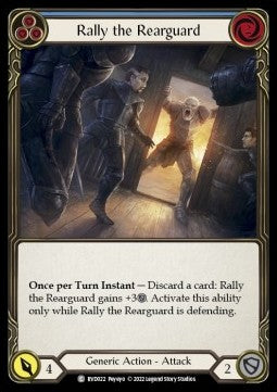 Rally the Rearguard (Blue) (Regular) - Classic Battles: Rhinar vs Dorinthea (Common) [DVR-RVD022]