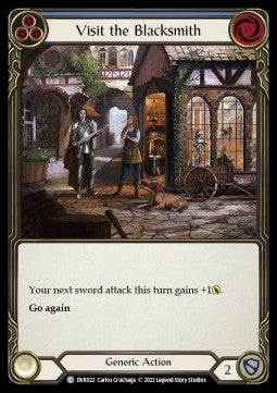 Visit the Blacksmith (Regular) - Classic Battles: Rhinar vs Dorinthea (Common) [DVR-DVR022]