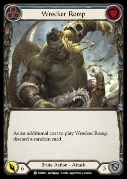 Wrecker Romp (Blue) (Regular) - Classic Battles: Rhinar vs Dorinthea (Common) [DVR-RVD023]