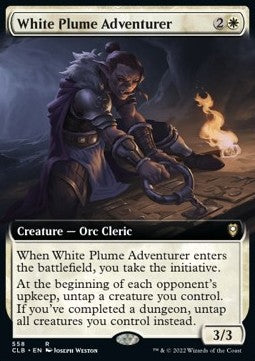 White Plume Adventurer - Commander Legends: Battle for Baldur's Gate: Extras (Rare) [XCLB-558]