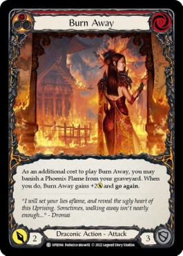 Burn Away (Regular) - Uprising (Common) [UPR-094]