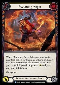 Mounting Anger (Yellow) (Regular) - Uprising (Rare) [UPR-055]