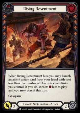 Rising Resentment (Red) (Regular) - Uprising (Common) [UPR-075]
