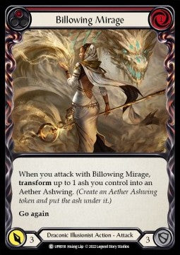 Billowing Mirage (Red) (Rainbow Foil) - Uprising (Common) [UPR-018]
