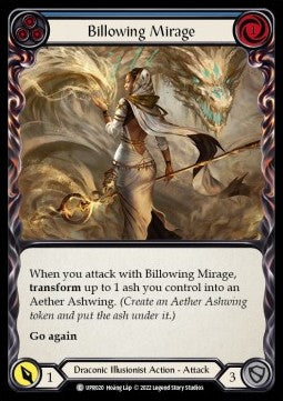 Billowing Mirage (Blue) (Rainbow Foil) - Uprising (Common) [UPR-020]