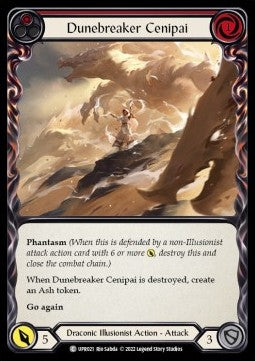 Dunebreaker Cenipai (Red) (Rainbow Foil) - Uprising (Common) [UPR-021]