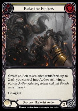 Rake the Embers (Yellow) (Rainbow Foil) - Uprising (Common) [UPR-034]