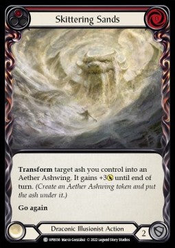 Skittering Sands (Red) (Rainbow Foil) - Uprising (Common) [UPR-036]