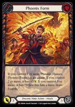 Phoenix Form (Extended Art Rainbow Foil) - Uprising (Majestic) [UPR-048]