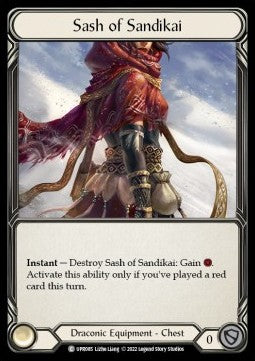 Sash of Sandikai (Rainbow Foil) - Uprising (Common) [UPR-085]