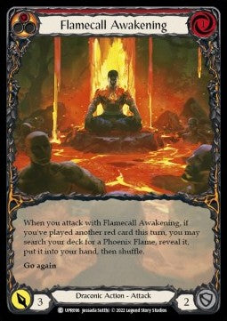 Flamecall Awakening (Extended Art Rainbow Foil) - Uprising (Common) [UPR-096]
