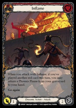 Inflame (Extended Art Rainbow Foil) - Uprising (Common) [UPR-097]