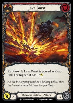 Lava Burst (Rainbow Foil) - Uprising (Common) [UPR-098]