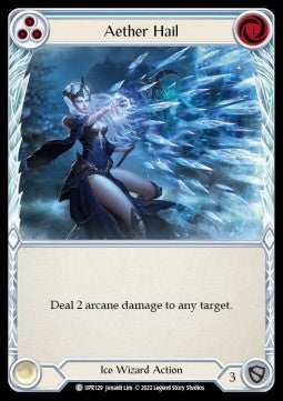 Aether Hail (Blue) (Rainbow Foil) - Uprising (Common) [UPR-129]
