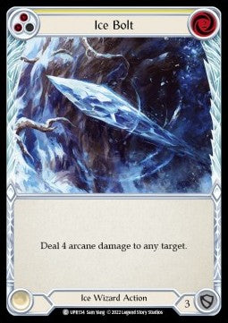 Ice Bolt (Yellow) (Rainbow Foil) - Uprising (Common) [UPR-134]