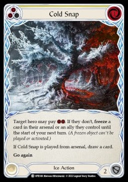 Cold Snap (Yellow) (Rainbow Foil) - Uprising (Common) [UPR-148]