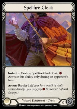 Spellfire Cloak (Rainbow Foil) - Uprising (Common) [UPR-167]