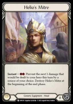 Helio's Mitre (Cold Foil) - Uprising (Common) [UPR-183]