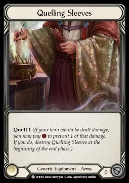 Quelling Sleeves (Cold Foil) - Uprising (Common) [UPR-185]