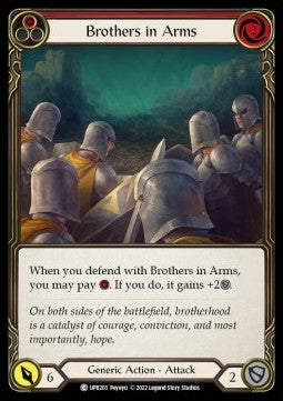 Brothers in Arms (Red) (Rainbow Foil) - Uprising (Common) [UPR-203]
