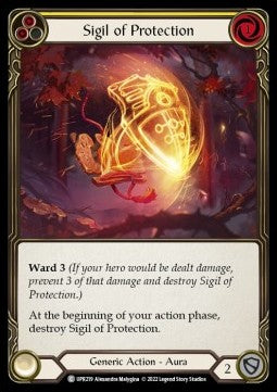 Sigil of Protection (Yellow) (Regular) - Uprising (Common) [UPR-219]
