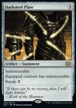 Darksteel Plate - Double Masters 2022 (Rare) [2X2-304]