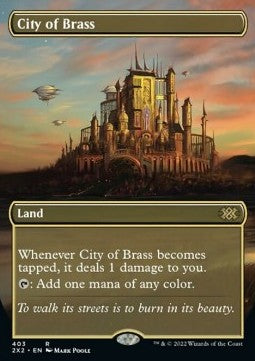 City of Brass (V.1) - Double Masters 2022: Extras (Rare) [X2X2-403]