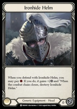 Ironhide Helm (Regular) - Uprising - Dromai Blitz Deck (Common) [DRO-DRO005]