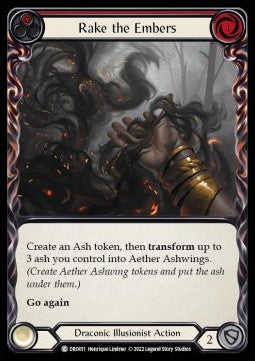 Rake the Embers (Red) (Regular) - Uprising - Dromai Blitz Deck (Common) [DRO-DRO011]