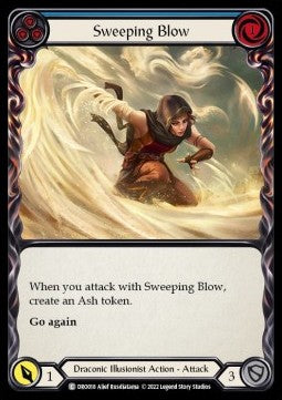 Sweeping Blow (Blue) (Regular) - Uprising - Dromai Blitz Deck (Common) [DRO-DRO018]