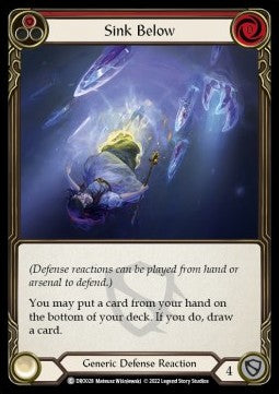 Sink Below (Red) (Regular) - Uprising - Dromai Blitz Deck (Common) [DRO-DRO028]