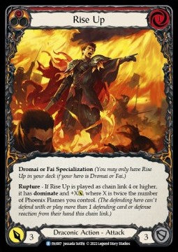 Rise Up (Regular) - Uprising - Fai Blitz Deck (Rare) [FAI-FAI008]