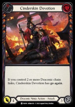 Cinderskin Devotion (Red) (Regular) - Uprising - Fai Blitz Deck (Common) [FAI-FAI016]