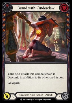 Brand with Cinderclaw (Red) (Regular) - Uprising - Fai Blitz Deck (Common) [FAI-FAI020]