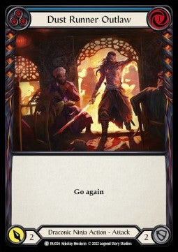 Dust Runner Outlaw (Blue) (Regular) - Uprising - Fai Blitz Deck (Common) [FAI-FAI024]