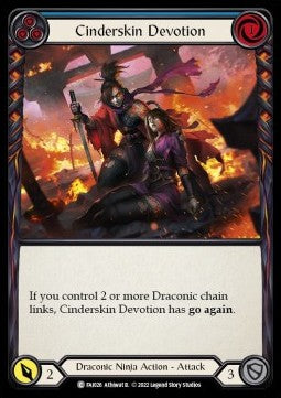 Cinderskin Devotion (Blue) (Regular) - Uprising - Fai Blitz Deck (Common) [FAI-FAI026]