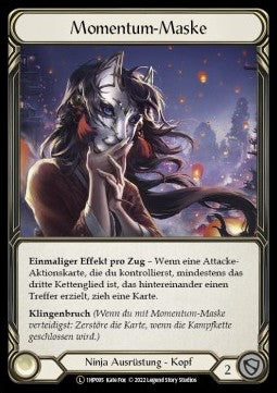 Mask of Momentum (Regular) - History Pack 1 - Black Label (Legendary) [1HP-BL-095]