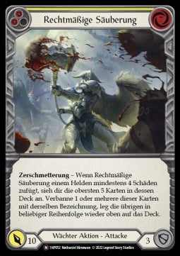 Righteous Cleansing (Regular) - History Pack 1 - Black Label (Majestic) [1HP-BL-052]