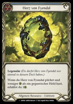 Heart of Fyendal (Rainbow Foil) - History Pack 1 - Black Label (Fabled) [1HP-BL-000]