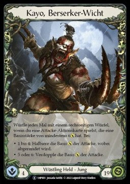 Kayo, Berserker Runt (Regular) - History Pack 1 - Black Label (Rare) [1HP-BL-003]