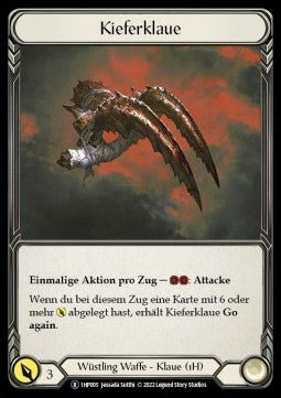 Mandible Claw (Regular) - History Pack 1 - Black Label (Rare) [1HP-BL-005]