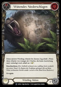 Barraging Beatdown (Red) (Regular) - History Pack 1 - Black Label (Rare) [1HP-BL-022]