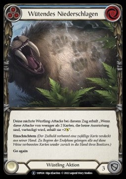Barraging Beatdown (Blue) (Regular) - History Pack 1 - Black Label (Rare) [1HP-BL-024]