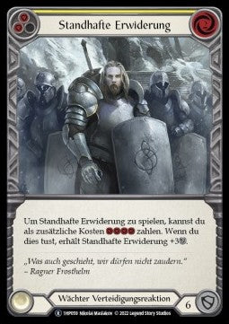 Staunch Response (Yellow) (Regular) - History Pack 1 - Black Label (Rare) [1HP-BL-059]