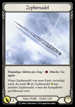Zephyr Needle (Regular) - History Pack 1 - Black Label (Rare) [1HP-BL-093]